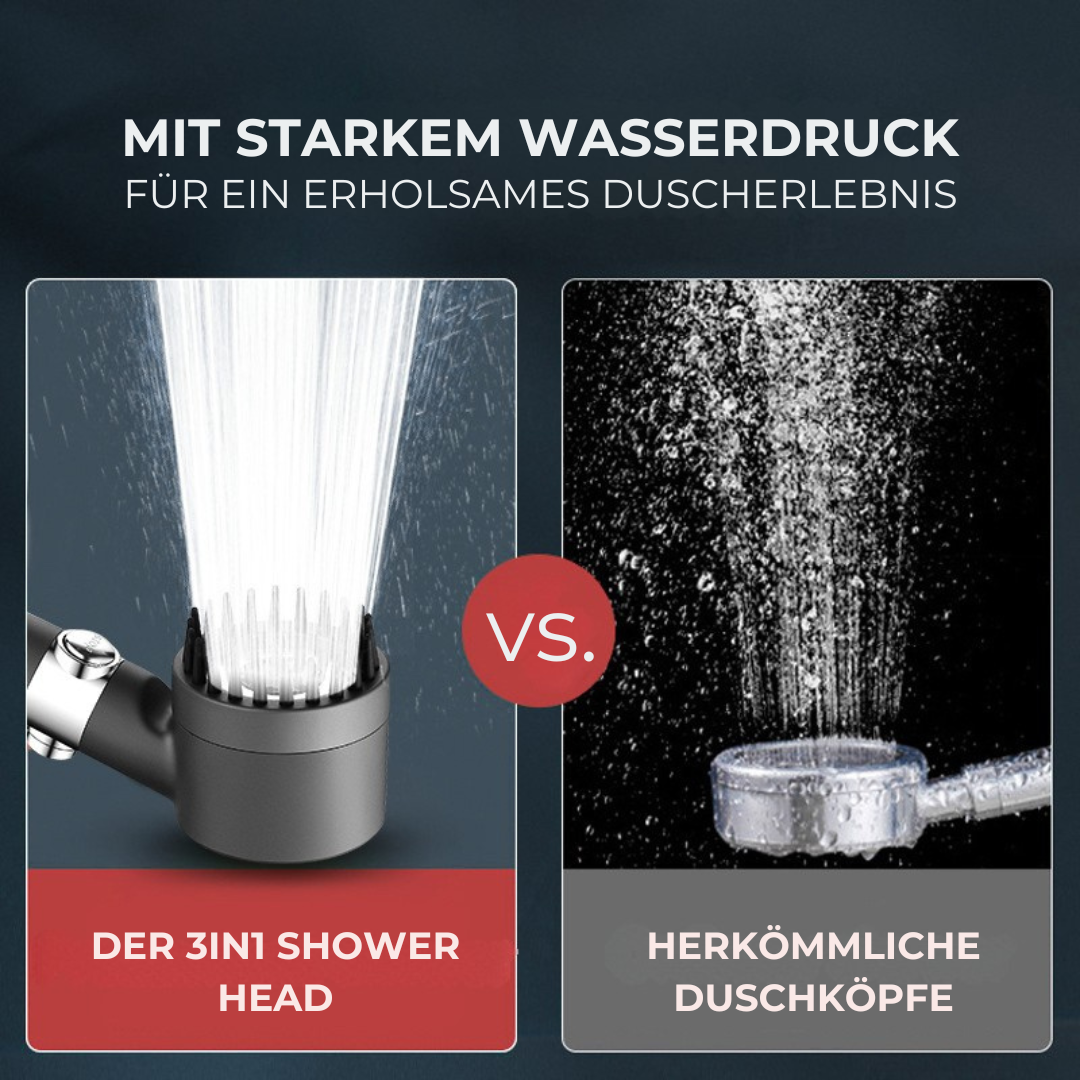 3in1 Shower Head - SPA-Feeling für dein Zuhause