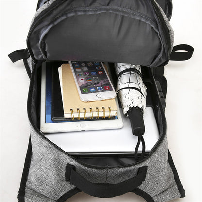 Anti-theft backpack with integrated combination lock