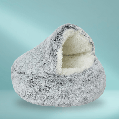 PlushyBed | Kuscheliges Plüsch-Katzenbett