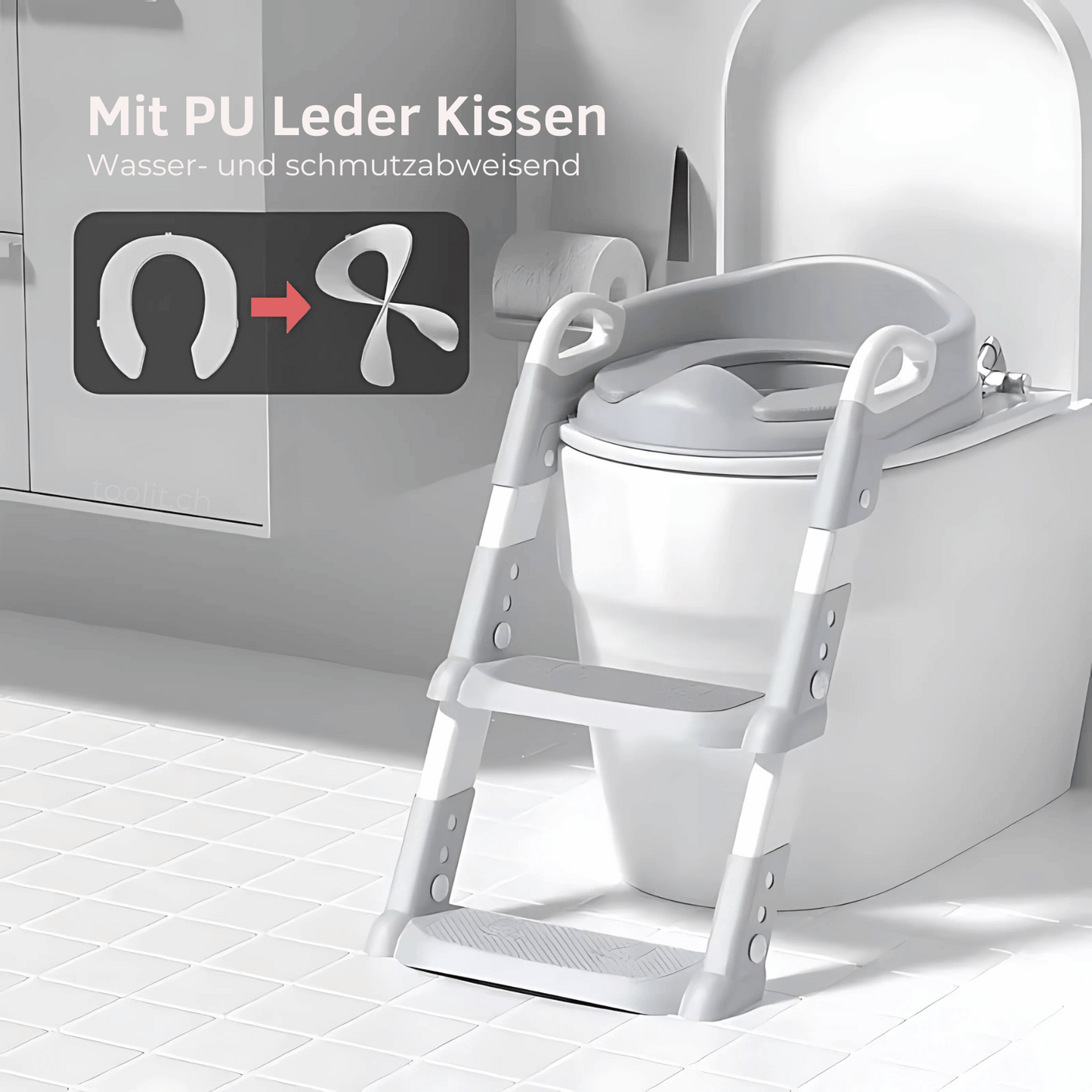 Échelle de siège de toilette pliable pour enfants