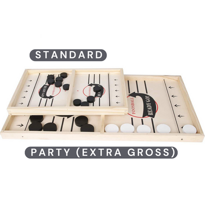 Jeu de société interactif de rondelle de fronde pour petits et grands